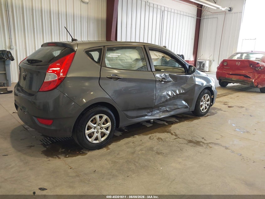 2012 Hyundai Accent VIN KMHCT5AE0CU011164 IAAI salvage auction — RIGHT SIDE, Salvage Title, sold $350 on 2026-07-13 (photo 4)