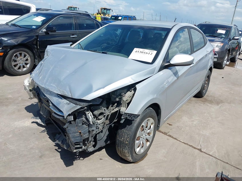 2016 Hyundai Accent VIN KMHCT4AE2GU961882 IAAI salvage auction — FRONT END, Salvage Title, sold $225 on 2026-07-21 (photo 2)