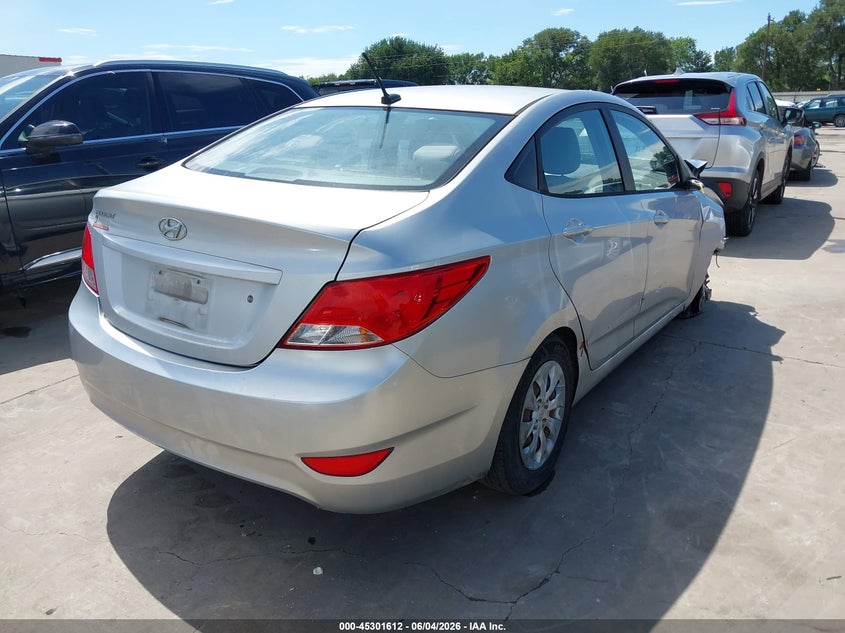 2016 Hyundai Accent VIN KMHCT4AE2GU961882 IAAI salvage auction — FRONT END, Salvage Title, sold $225 on 2026-07-21 (photo 4)