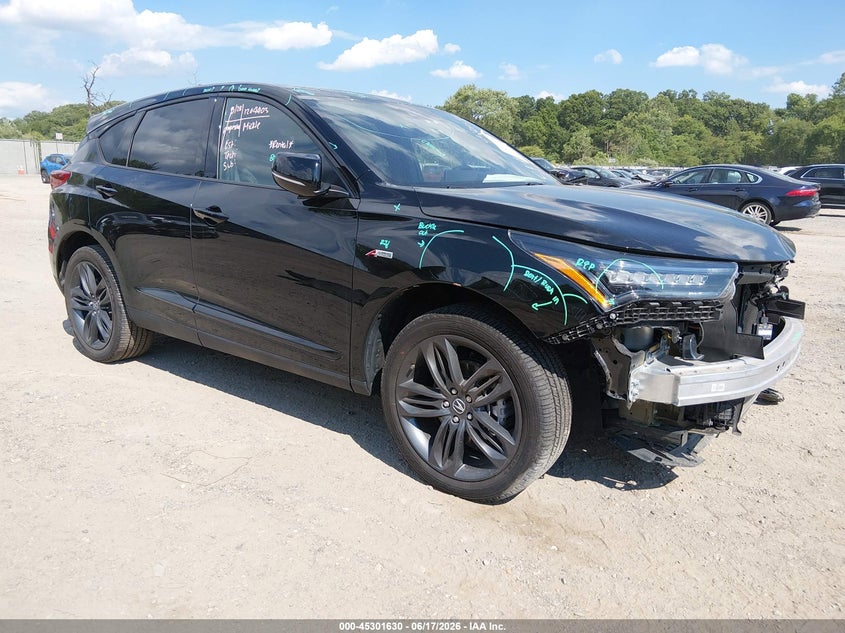 2023 Acura Rdx VIN 5J8TC2H69PL004468 IAAI salvage auction — FRONT END, Salvage (New Jersey), sold $14,925 on 2026-09-10 (photo 1)