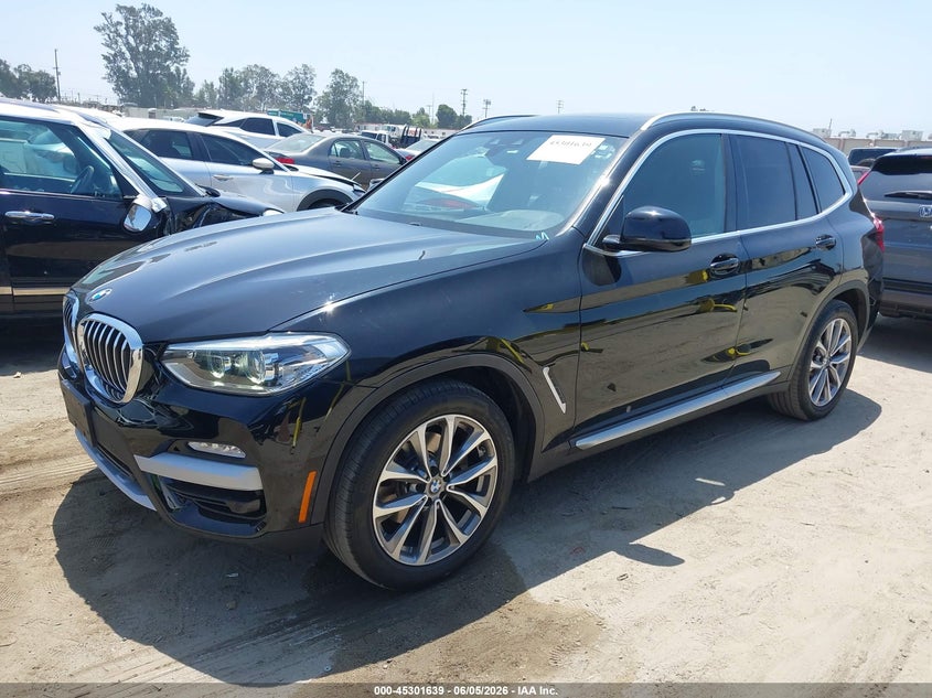 2019 BMW X3 VIN 5UXTR7C50KLF31673 IAAI salvage auction — REAR END, Salvage Title, sold $7,900 on 2026-07-22 (photo 2)