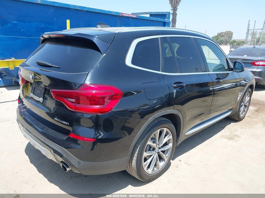 2019 BMW X3 VIN 5UXTR7C50KLF31673 IAAI salvage auction — REAR END, Salvage Title, sold $7,900 on 2026-07-22 (photo 4)