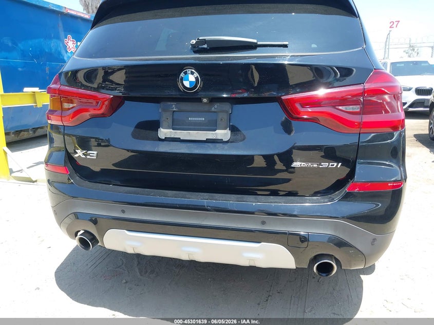 2019 BMW X3 VIN 5UXTR7C50KLF31673 IAAI salvage auction — REAR END, Salvage Title, sold $7,900 on 2026-07-22 (photo 6)