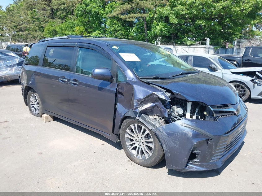 2018 Toyota Sienna VIN 5TDYZ3DC5JS939609 IAAI salvage auction — FRONT & REAR, Salvage Title, sold $3,400 on 2026-07-21 (photo 6)