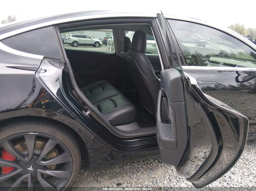 2020 Tesla Model 3 VIN 5YJ3E1EC2LF741943 IAAI salvage auction — REAR END, Salvage Title, sold $7,700 on 2026-07-12 (photo 8)