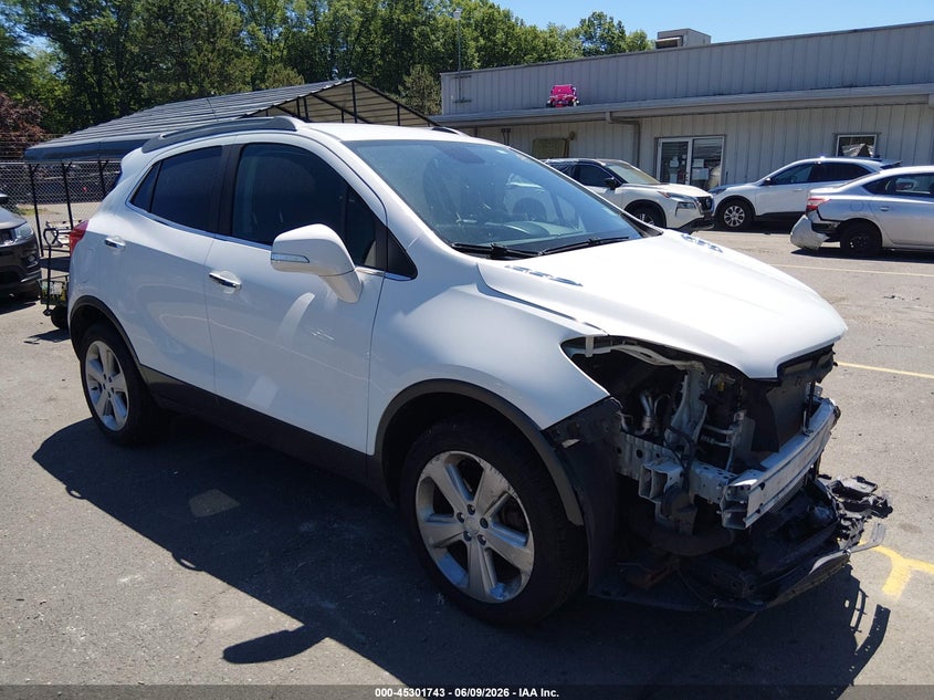 2016 Buick Encore VIN KL4CJFSB8GB736124 IAAI salvage auction — FRONT END, Salvage Title, sold $900 on 2026-07-09 (photo 1)