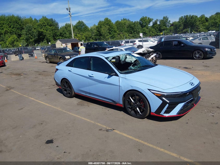 2025 Hyundai Elantra n VIN KMHLW4DKXSU035439 — IAAI salvage auction photo