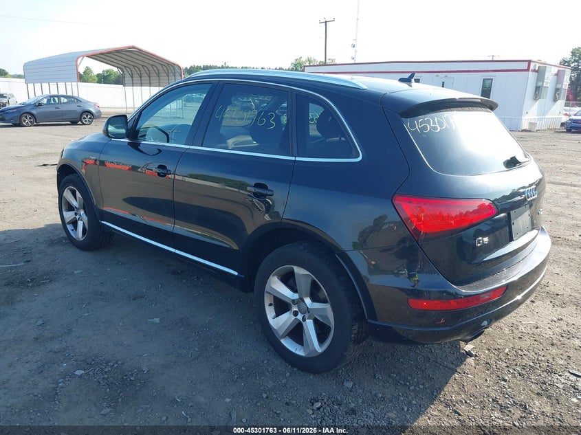 2013 Audi Q5 VIN WA1C8AFP0DA086081 IAAI salvage auction — FRONT END, Salvage (Virginia), sold $3,500 on 2026-07-07 (photo 3)