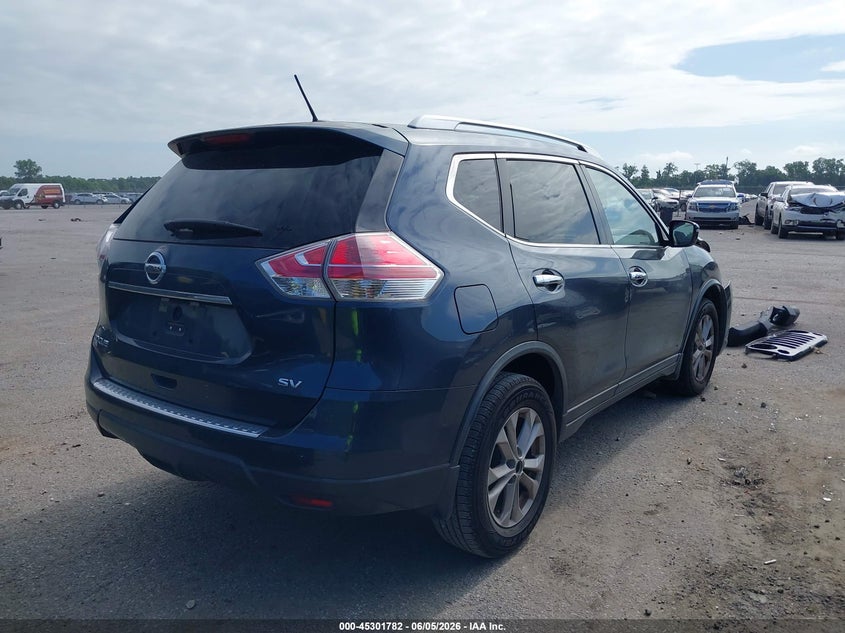 2015 Nissan Rogue VIN KNMAT2MT1FP583383 IAAI salvage auction — FRONT END, Salvage (Louisiana), sold $1,350 on 2026-07-28 (photo 4)