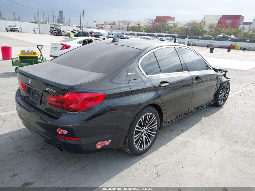 2018 BMW 5er VIN WBAJA9C54JB252821 IAAI salvage auction — FRONT END, Salvage Title, sold $6,250 on 2026-07-15 (photo 4)