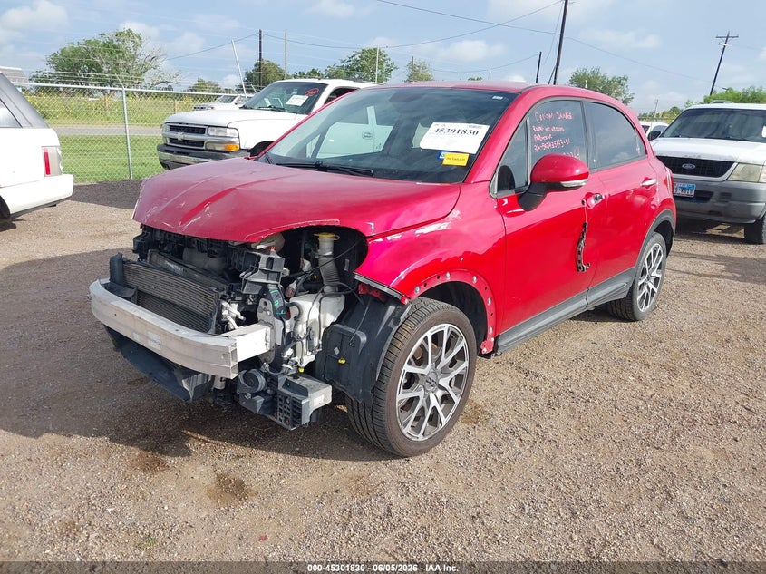 2017 Fiat 500x VIN ZFBCFXCB9HP587192 IAAI salvage auction — FRONT END, Salvage Title, sold $450 on 2026-07-21 (photo 2)