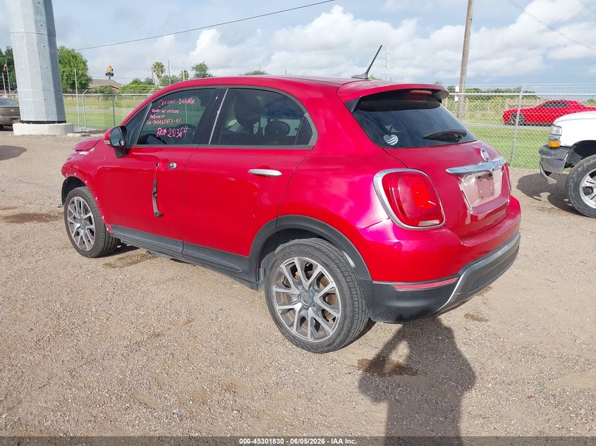 2017 Fiat 500x VIN ZFBCFXCB9HP587192 IAAI salvage auction — FRONT END, Salvage Title, sold $450 on 2026-07-21 (photo 3)