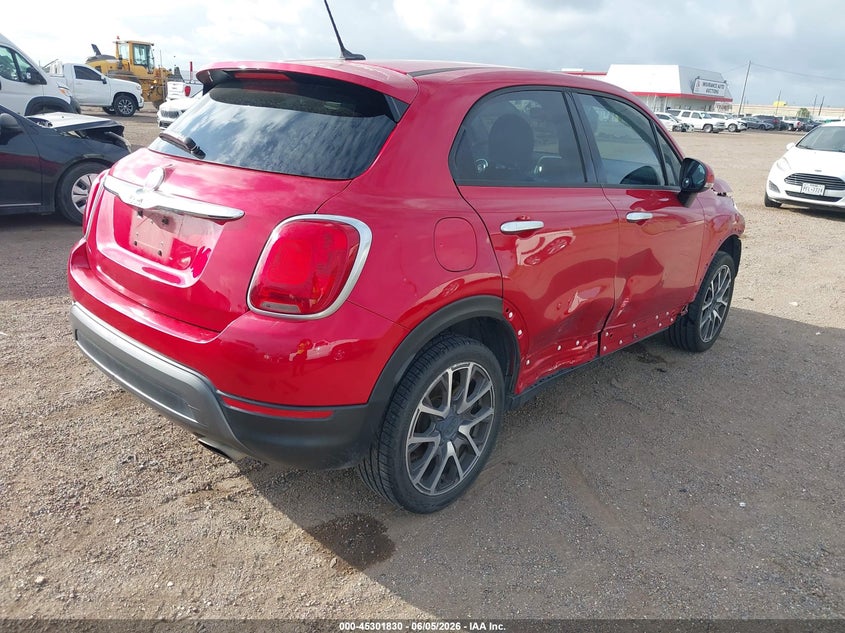 2017 Fiat 500x VIN ZFBCFXCB9HP587192 IAAI salvage auction — FRONT END, Salvage Title, sold $450 on 2026-07-21 (photo 4)