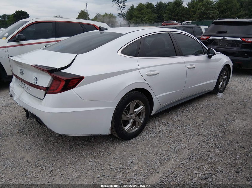 2021 Hyundai Sonata VIN 5NPEG4JAXMH106786 IAAI salvage auction — REAR END, Salvage (Kentucky), sold $4,200 on 2026-07-29 (photo 4)