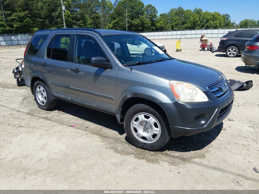 2005 Honda Cr-v VIN SHSRD68595U308929 IAAI salvage auction — LEFT FRONT, Salvage (Idaho), sold $675 on 2026-07-16 (photo 1)