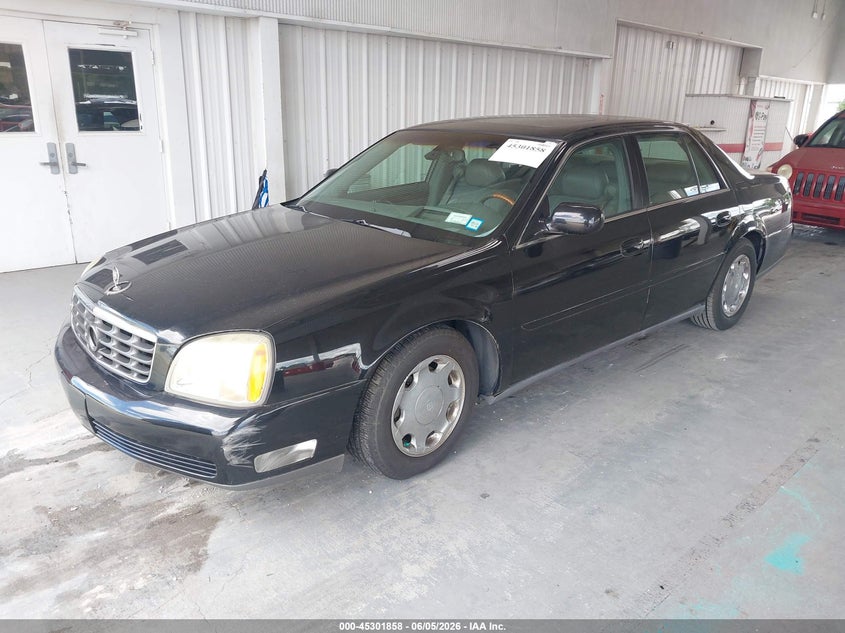 2001 Cadillac De ville VIN 1G6KE54Y91U252950 IAAI salvage auction — NORMAL WEAR, Clear (New York), sold $450 on 2026-07-08 (photo 2)