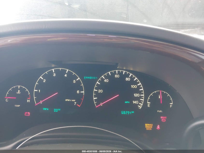 2001 Cadillac De ville VIN 1G6KE54Y91U252950 IAAI salvage auction — NORMAL WEAR, Clear (New York), sold $450 on 2026-07-08 (photo 7)