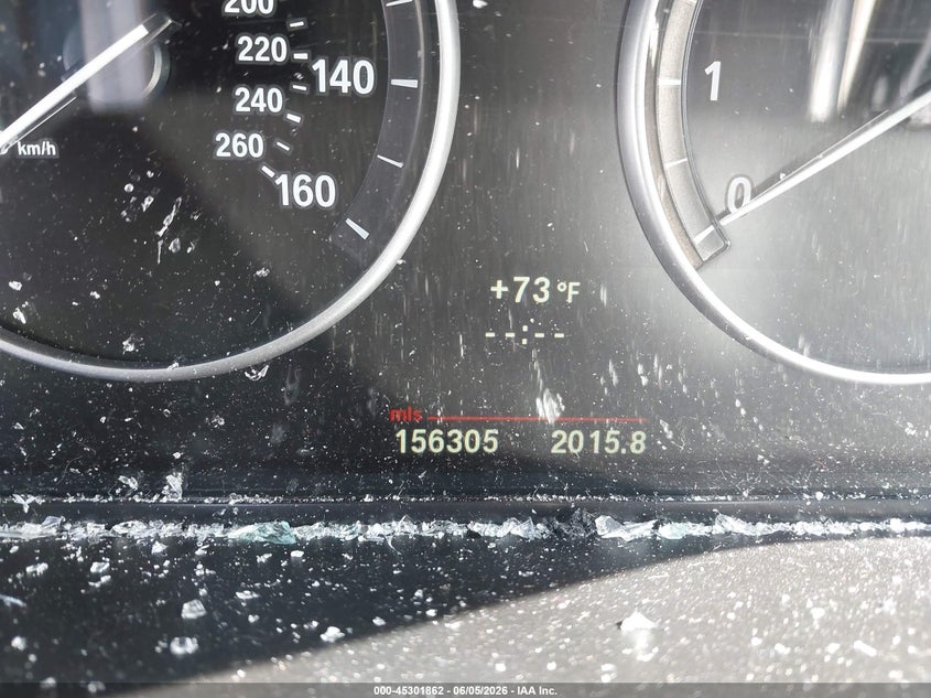 2012 BMW 5er VIN WBAFU7C57CDU57042 IAAI salvage auction — LEFT SIDE, Salvage Title, sold $600 on 2026-07-09 (photo 7)