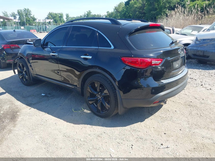 2015 Infiniti Qx70 VIN JN8CS1MW1FM481443 IAAI salvage auction — FRONT END, Salvage Title, sold $2,100 on 2026-07-16 (photo 3)