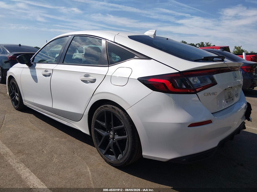 2022 Honda Civic VIN 19XFL2H89NE013979 IAAI salvage auction — FRONT & REAR, Salvage Title, sold $6,600 on 2026-07-27 (photo 3)