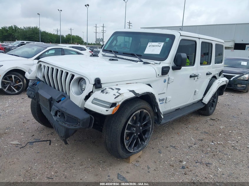 2022 Jeep Wrangler / VIN 1C4JJXP66NW108227 IAAI salvage auction — FRONT END, Salvage Title, sold $10,900 on 2026-08-13 (photo 2)