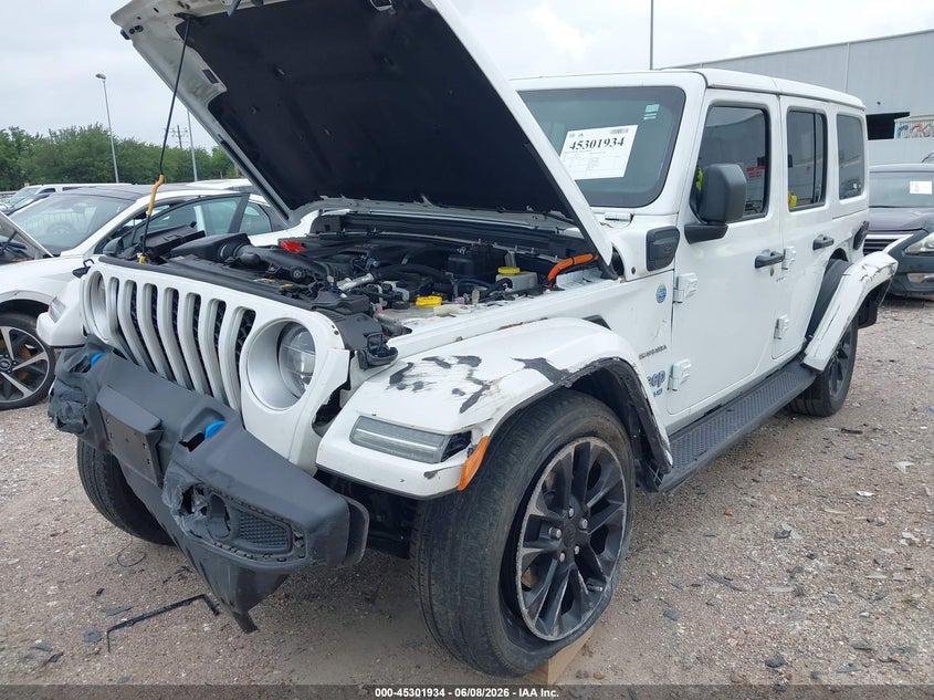 2022 Jeep Wrangler / VIN 1C4JJXP66NW108227 IAAI salvage auction — FRONT END, Salvage Title, sold $10,900 on 2026-08-13 (photo 6)