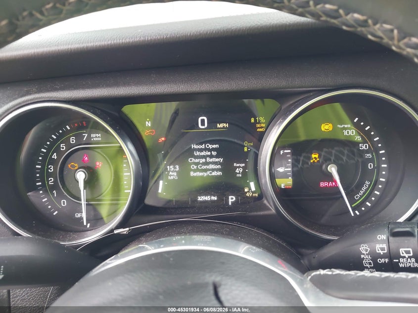 2022 Jeep Wrangler / VIN 1C4JJXP66NW108227 IAAI salvage auction — FRONT END, Salvage Title, sold $10,900 on 2026-08-13 (photo 7)