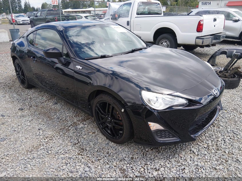 2015 Scion Fr-s VIN JF1ZNAA11F9712100 IAAI salvage auction — LEFT REAR, Salvage Title, sold $1,250 on 2026-08-02 (photo 1)