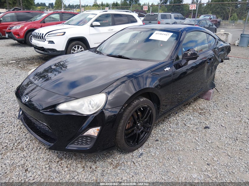 2015 Scion Fr-s VIN JF1ZNAA11F9712100 IAAI salvage auction — LEFT REAR, Salvage Title, sold $1,250 on 2026-08-02 (photo 2)