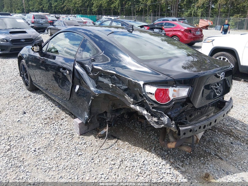 2015 Scion Fr-s VIN JF1ZNAA11F9712100 IAAI salvage auction — LEFT REAR, Salvage Title, sold $1,250 on 2026-08-02 (photo 3)