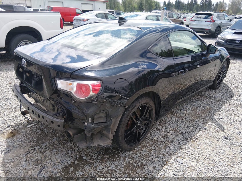 2015 Scion Fr-s VIN JF1ZNAA11F9712100 IAAI salvage auction — LEFT REAR, Salvage Title, sold $1,250 on 2026-08-02 (photo 4)