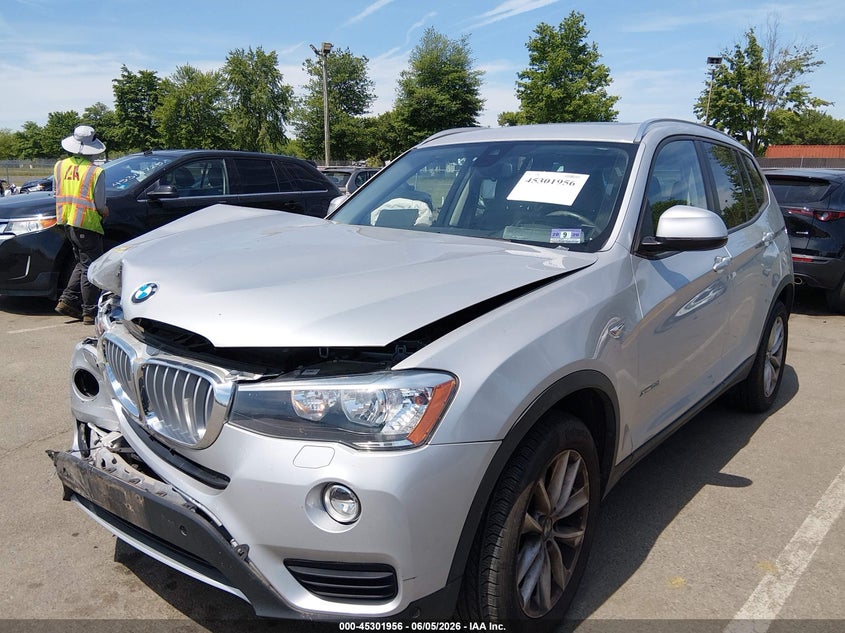 2017 BMW X3 VIN 5UXWX9C51H0T14297 IAAI salvage auction — FRONT END, Salvage Title, sold $2,050 on 2026-07-20 (photo 2)