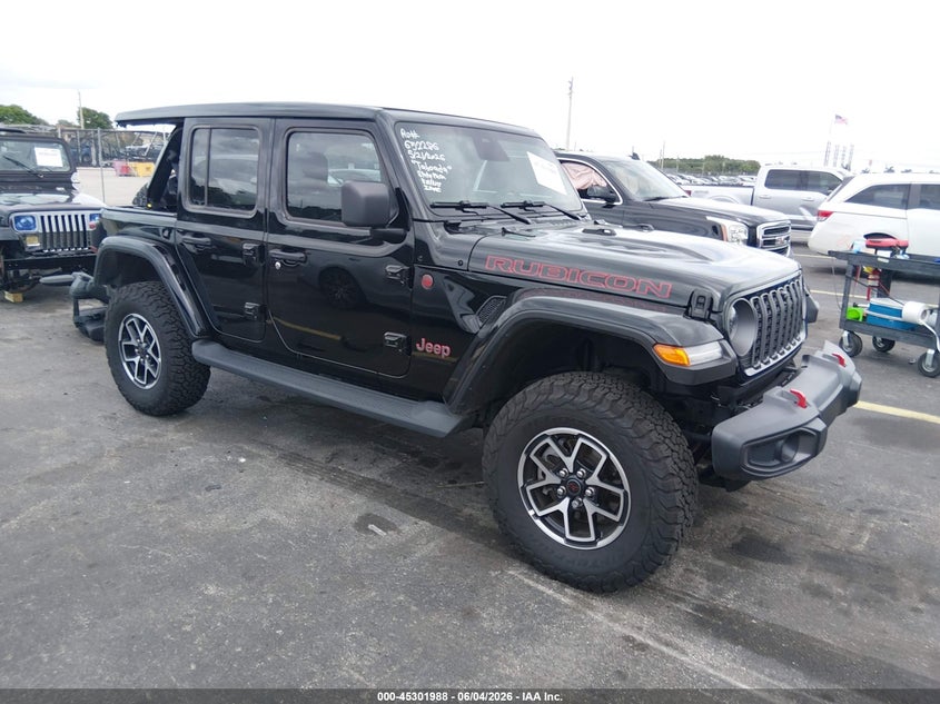 2026 Jeep Wrangler / VIN 1C4PJXFN6TW153829 — IAAI salvage auction photo