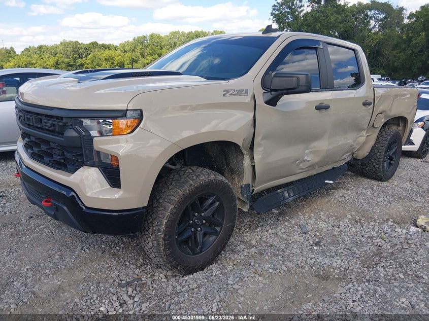 2022 Chevrolet Silverado VIN 3GCUDCET0NG651450 IAAI salvage auction — LEFT SIDE, Salvage (Tennessee), sold $15,500 on 2026-08-01 (photo 2)
