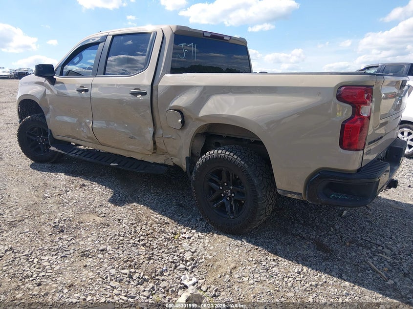 2022 Chevrolet Silverado VIN 3GCUDCET0NG651450 IAAI salvage auction — LEFT SIDE, Salvage (Tennessee), sold $15,500 on 2026-08-01 (photo 3)