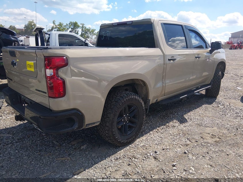 2022 Chevrolet Silverado VIN 3GCUDCET0NG651450 IAAI salvage auction — LEFT SIDE, Salvage (Tennessee), sold $15,500 on 2026-08-01 (photo 4)