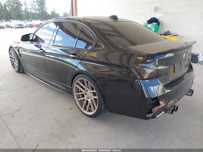 2014 BMW 3er VIN WBA3A9C55EF479362 IAAI salvage auction — LEFT REAR, Salvage Title, sold $3,100 on 2026-07-15 (photo 3)
