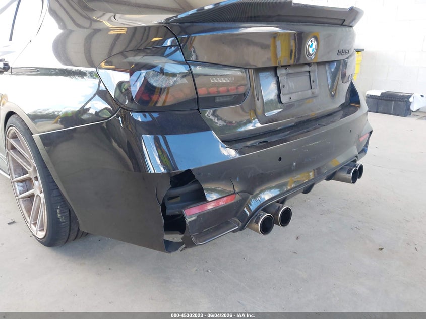 2014 BMW 3er VIN WBA3A9C55EF479362 IAAI salvage auction — LEFT REAR, Salvage Title, sold $3,100 on 2026-07-15 (photo 6)