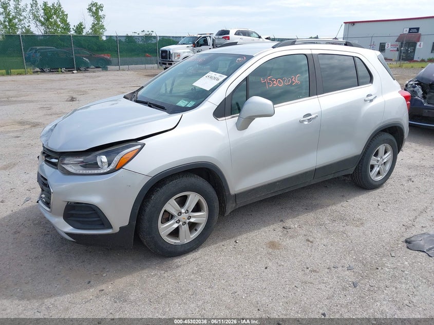 2017 Chevrolet Trax VIN KL7CJLSB0HB134384 IAAI salvage auction — FRONT END, Salvage Title, sold $1,750 on 2026-07-14 (photo 2)