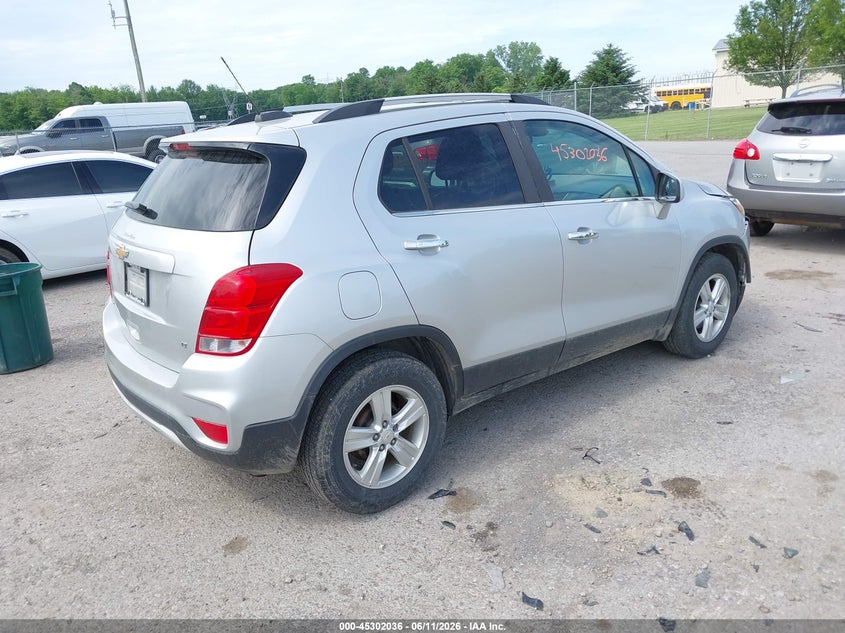 2017 Chevrolet Trax VIN KL7CJLSB0HB134384 IAAI salvage auction — FRONT END, Salvage Title, sold $1,750 on 2026-07-14 (photo 4)