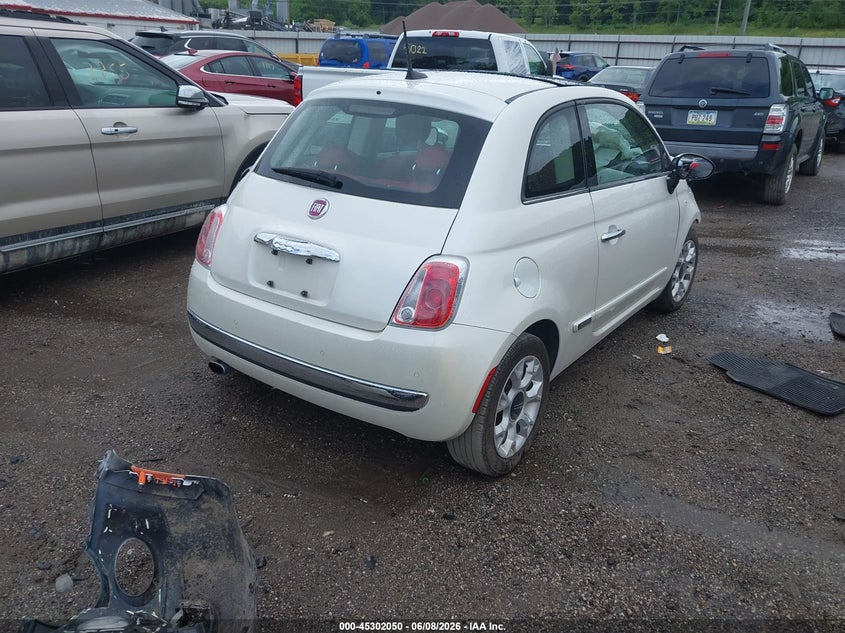 2017 Fiat 500 VIN 3C3CFFCR4HT544013 IAAI salvage auction — FRONT END, Salvage (Iowa), sold $350 on 2026-07-29 (photo 4)