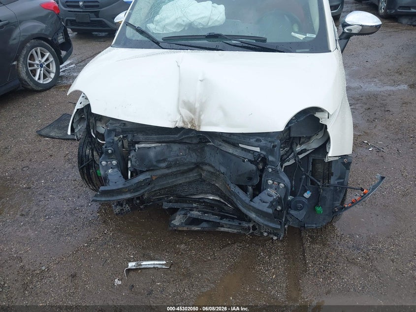2017 Fiat 500 VIN 3C3CFFCR4HT544013 IAAI salvage auction — FRONT END, Salvage (Iowa), sold $350 on 2026-07-29 (photo 6)