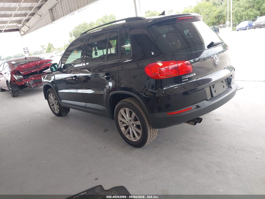 2017 Volkswagen Tiguan VIN WVGAV7AX1HK043252 IAAI salvage auction — FRONT END, Salvage Title, sold $1,500 on 2026-07-08 (photo 3)