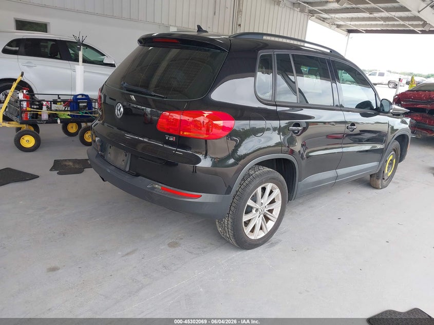2017 Volkswagen Tiguan VIN WVGAV7AX1HK043252 IAAI salvage auction — FRONT END, Salvage Title, sold $1,500 on 2026-07-08 (photo 4)