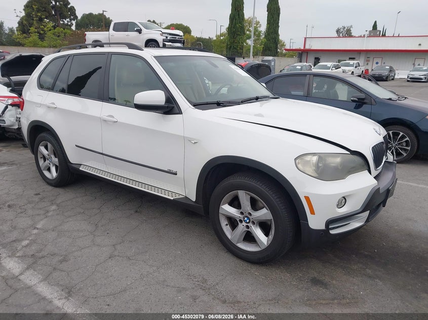 2008 BMW X5 VIN 5UXFE43538L034243 IAAI salvage auction — FRONT END, Salvage (California), sold $825 on 2026-07-09 (photo 1)