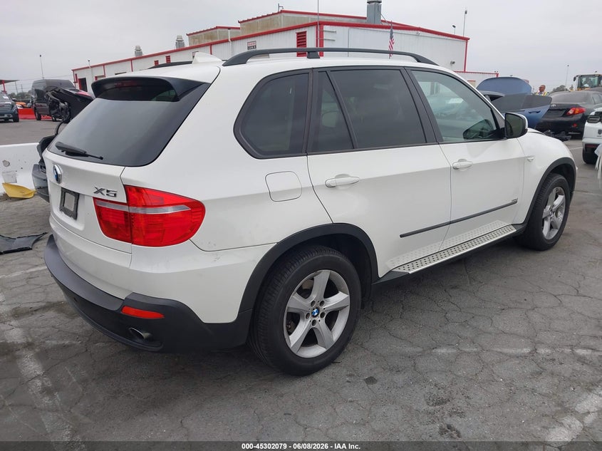 2008 BMW X5 VIN 5UXFE43538L034243 IAAI salvage auction — FRONT END, Salvage (California), sold $825 on 2026-07-09 (photo 4)