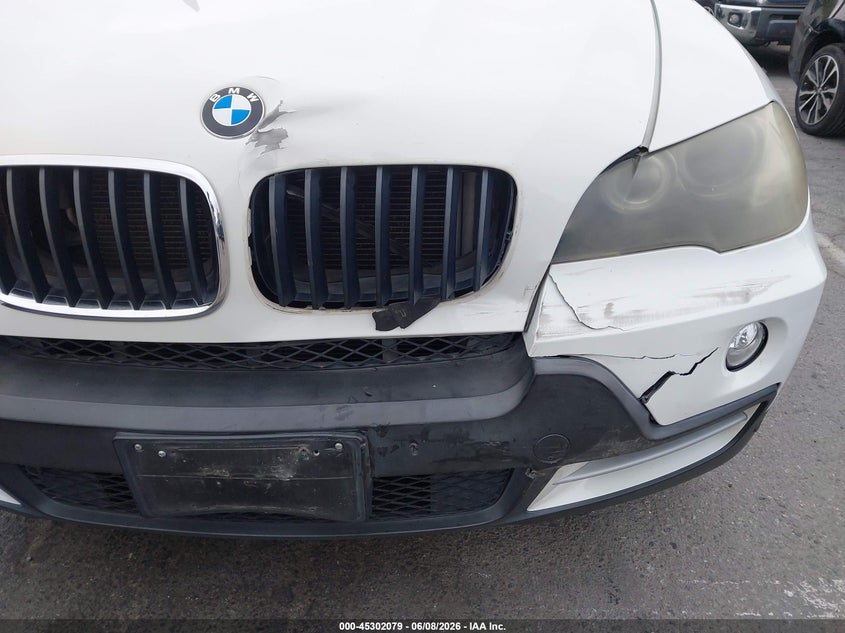 2008 BMW X5 VIN 5UXFE43538L034243 IAAI salvage auction — FRONT END, Salvage (California), sold $825 on 2026-07-09 (photo 6)