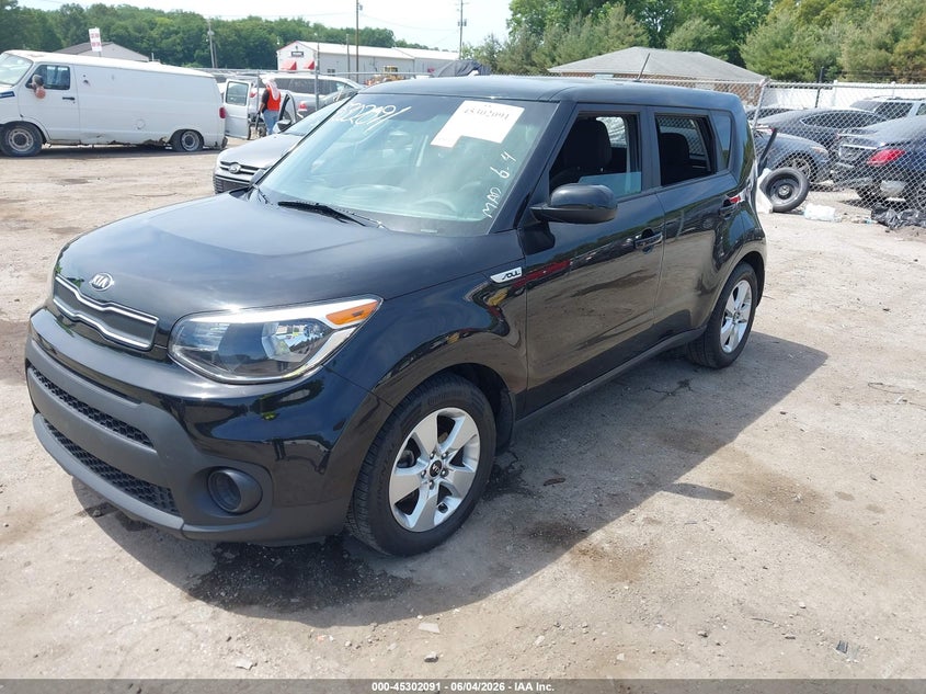 2019 Kia Soul VIN KNDJN2A2XK7917541 IAAI salvage auction — LEFT SIDE, Salvage Title, sold $75 on 2026-07-28 (photo 2)