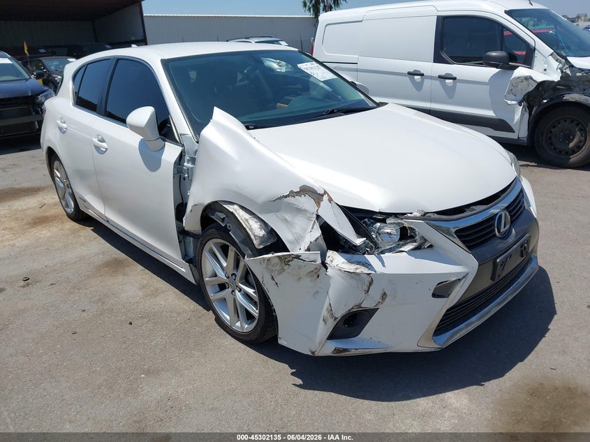 2017 Lexus Ct VIN JTHKD5BH0H2288064 IAAI salvage auction — RIGHT FRONT, Salvage Title, sold $3,550 on 2026-07-27 (photo 6)