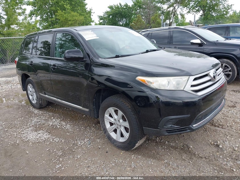 2013 Toyota Highlander VIN 5TDZK3EH9DS128970 IAAI salvage auction — REAR END, Salvage (Illinois), sold $3,150 on 2026-07-21 (photo 1)